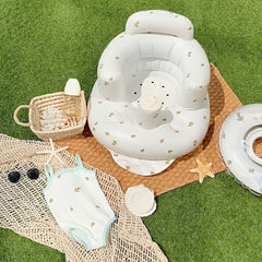 Portable Baby Sitting Bath Stool Foldable Chair Prevent Fall
