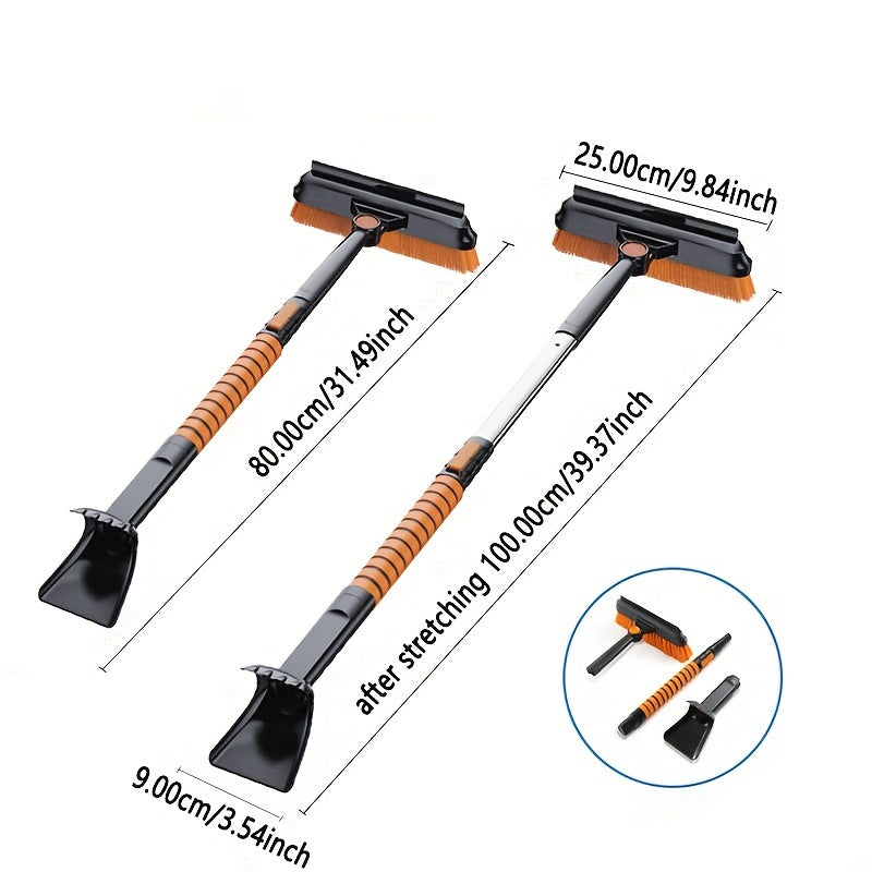 Car Snow Shovel Windshield Deicing Brush Winter Cleaning Tool