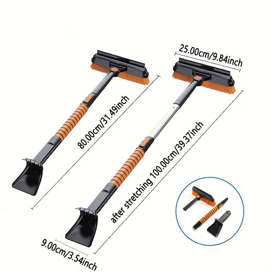 Car Snow Shovel Windshield Deicing Brush Winter Cleaning Tool