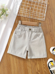 Girls' Comfy Casual Shorts with Pockets - Kids Outfit