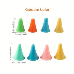 6pcs Knitting Needle Point Protectors Set with Plastic Box
