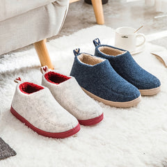 Men's Warm Cozy Non Slip Slippers Soft Sole Home Shoes Winter