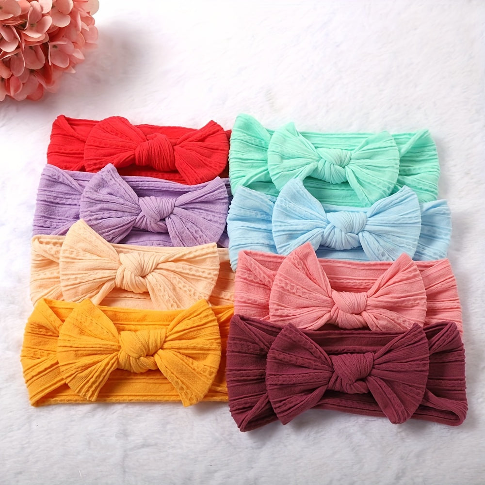 Cute Bowknot Wide Headband for Baby Girls