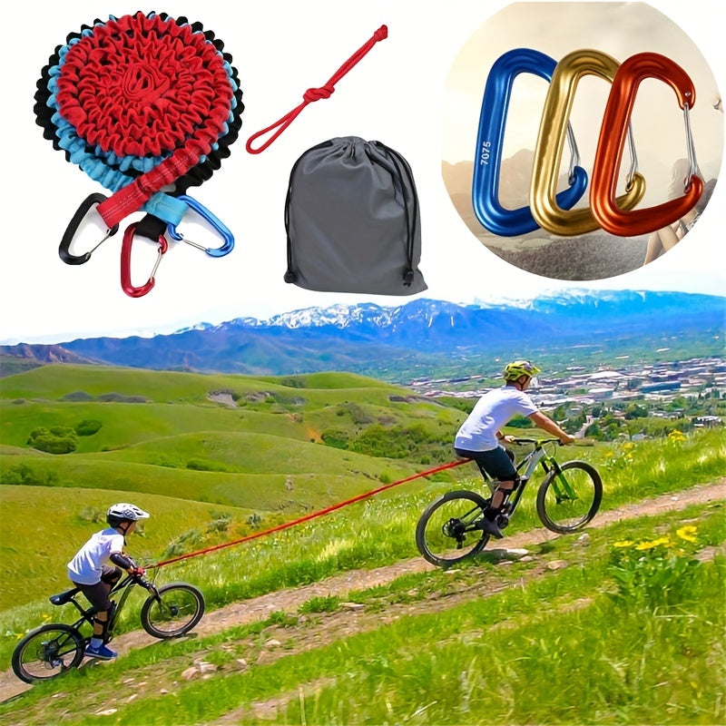 Bicycle Tow Rope Belt Cycling Dog Walking Rope Portable Pull Rope
