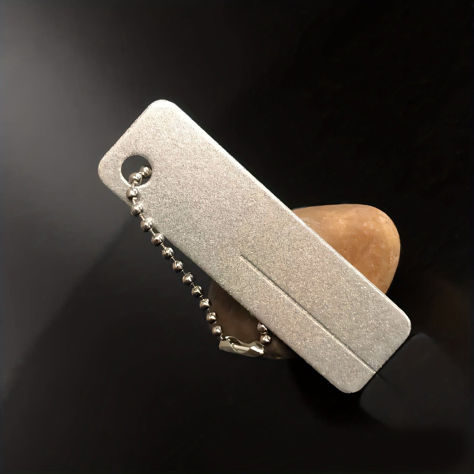 2pcs Portable Fishing Hook File Keychain Hook File Grinding Tool