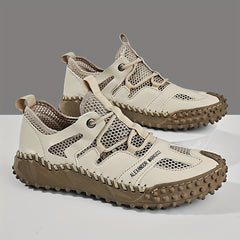 Men's Mesh Sandals Casual Non Slip Shoes Closed Toe Slip on Shoes