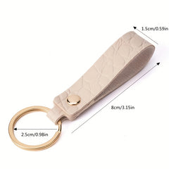 PU Leather Key Chain Car Pendant For Men and Women