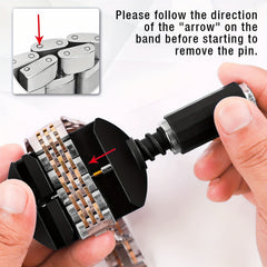 11pcs Watch Link Removal Tool Kit Watch Band Strap Chain Pin Remover Repair Tool
