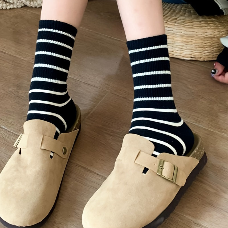 Spring Autumn Sports Socks Set of 6 Pairs