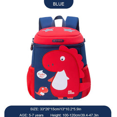 Dinosaur School Bag Cartoon Backpack Large Capacity Adjustable