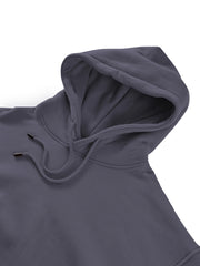 MINIPIGGY Men's Dark Gray Sports Hoodie with Pocket