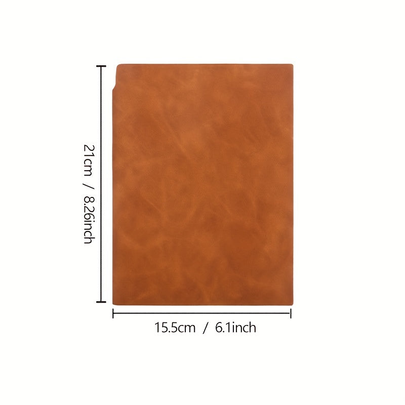 A5 Soft Leather Meeting Notebook