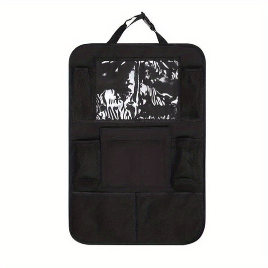 Car Seat Storage Bag Anti Kick Pad Toy Hanging Bag