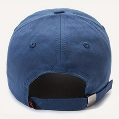 Unisex Sunshade Adjustable Baseball Cap with Mountain Embroidery