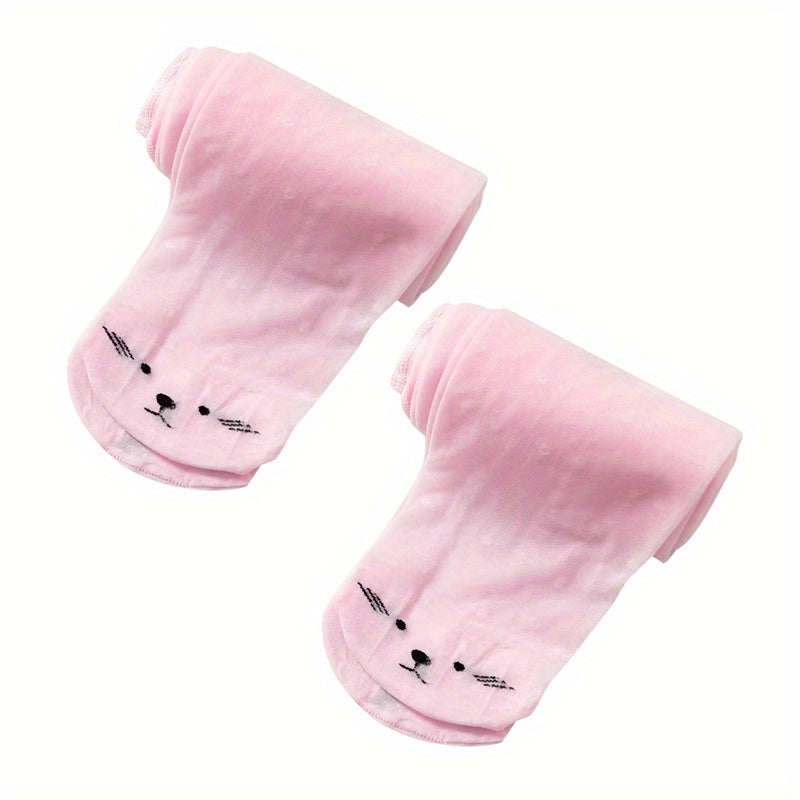 2 Pairs Girls Thin Breathable Dance Socks for Summer