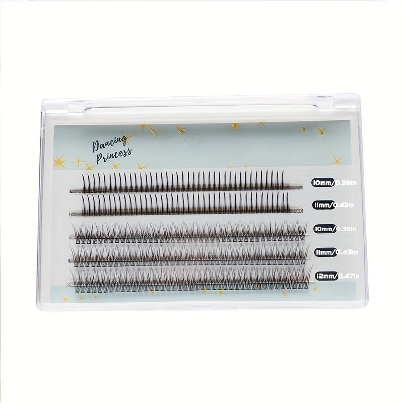 100 200 Clusters Lashes Set Fairy Style Grafting Individual Eyelashes