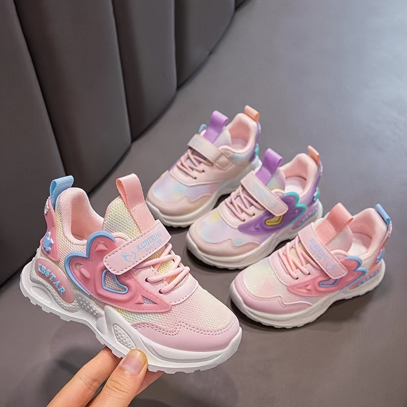 Girls' Casual Low Top Sneakers Breathable Lightweight Anti Slip Shoes