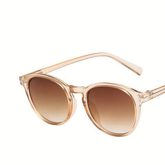 Retro Round Sunglasses Tortoiseshell Anti Glare UV400