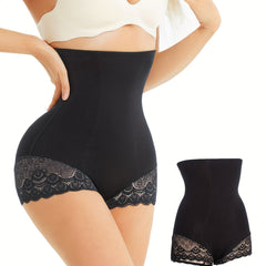 Lace High Waist Tummy Control Panties