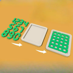 Casual Toy Number Puzzle Game Brain Teaser Blocks Challenge Game Props