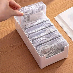Data Cable Storage Box Power Charging Mobile Phone Charger Organizer