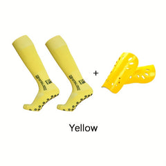 Men's Breathable Fitness Shin Guards Soccer Socks