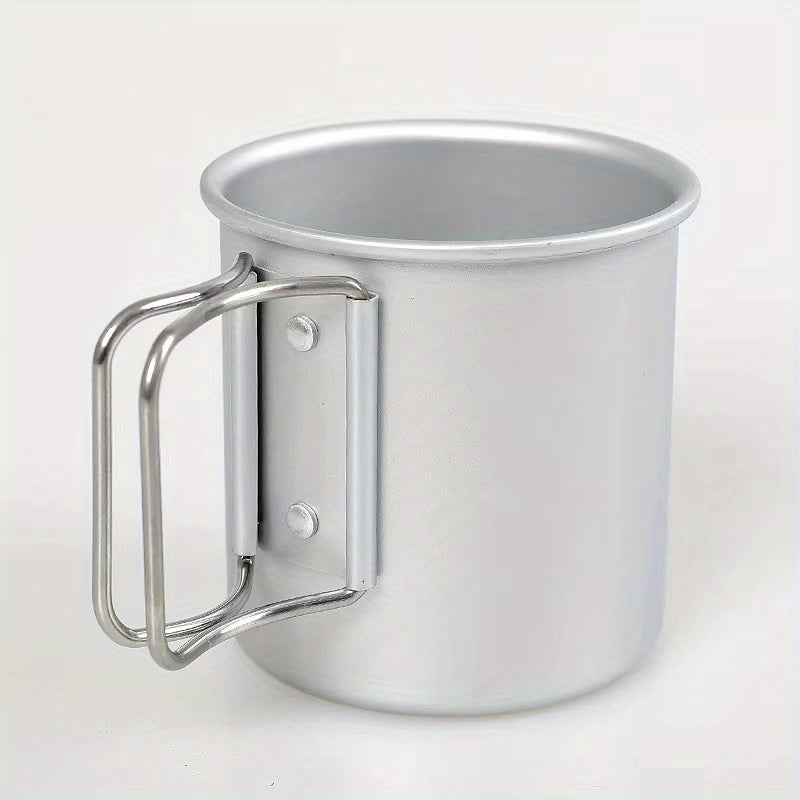300ml Portable Folding Aluminum Water Cup for Camping Picnic Hiking