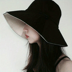 Reversible Bucket Hat UV Protection Sun Hat Lightweight Women Visors
