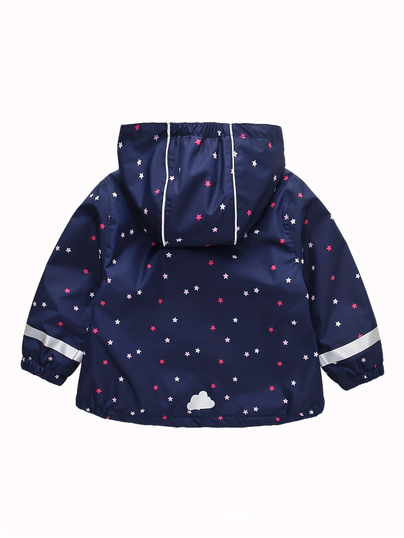 Toddler's Cartoon Waterproof Windbreaker Jacket Hooded Coat