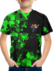 Kids Creative Block Graphic Tees Building My World Top