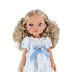 Blonde Doll in Dress with Pearl Accents Perfect Birthday Gift for Girls