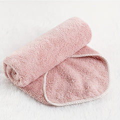 Soft Coral Fleece Towel for Home Bathroom, Absorbent Skin-Friendly Face Towel