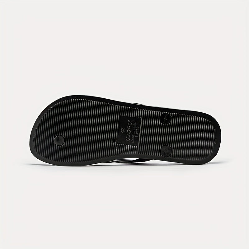 Men's Thong Sandals Non Slip Flip Flops for Indoor Outdoor Beach Shower