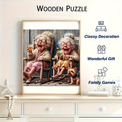 Grandma's Lazy Time Jigsaw Puzzle - Easy DIY