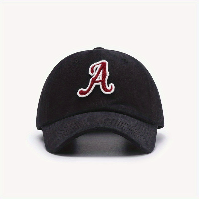 Solid Cotton Sunshade Dad Hat Adjustable Couple Sun Hats