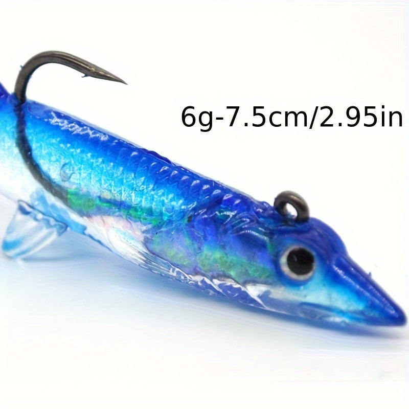 1pc 7.6g Soft Bait Realistic Arrow Tail Fishing Tackle