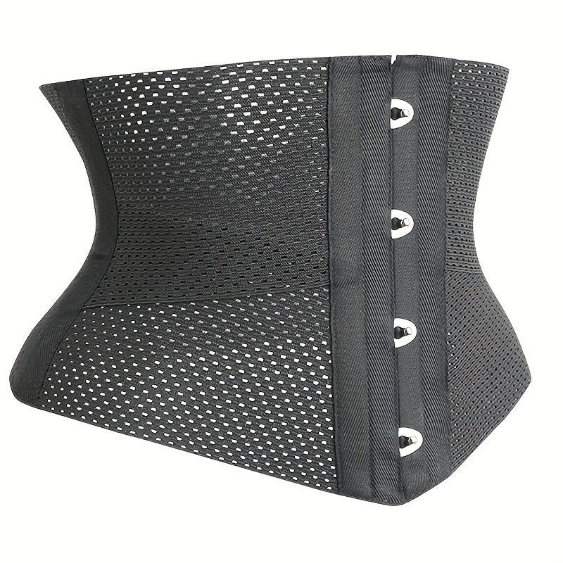 2 Layer Elastic Waist Training Belt Sports Fitness Waist Trainer