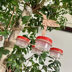 Four Cup Bird Feeder Hanging Outdoor Garden Flower Bird Feeder