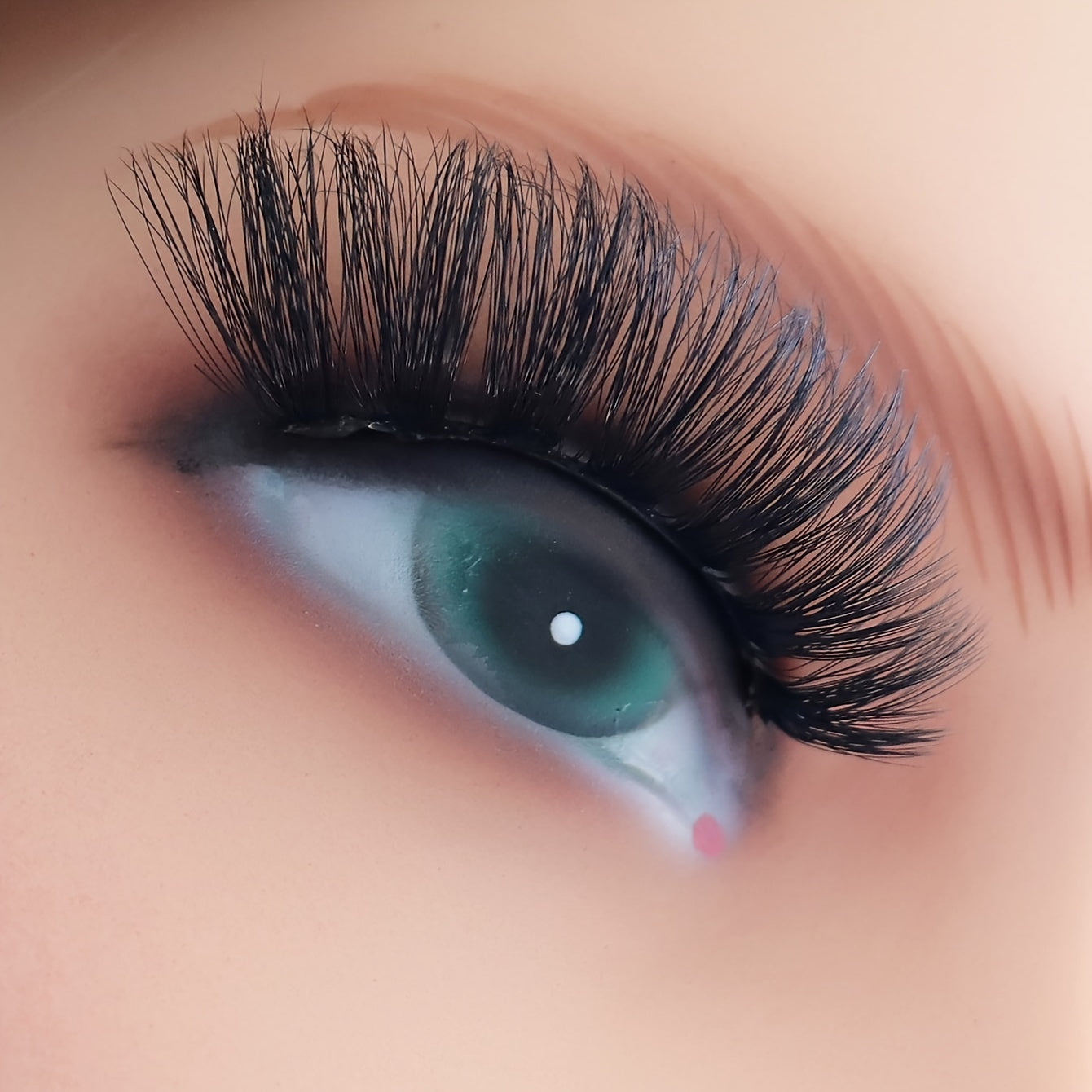 7 Pairs 18mm False Eyelashes Thick Curling - Cat Eye Look