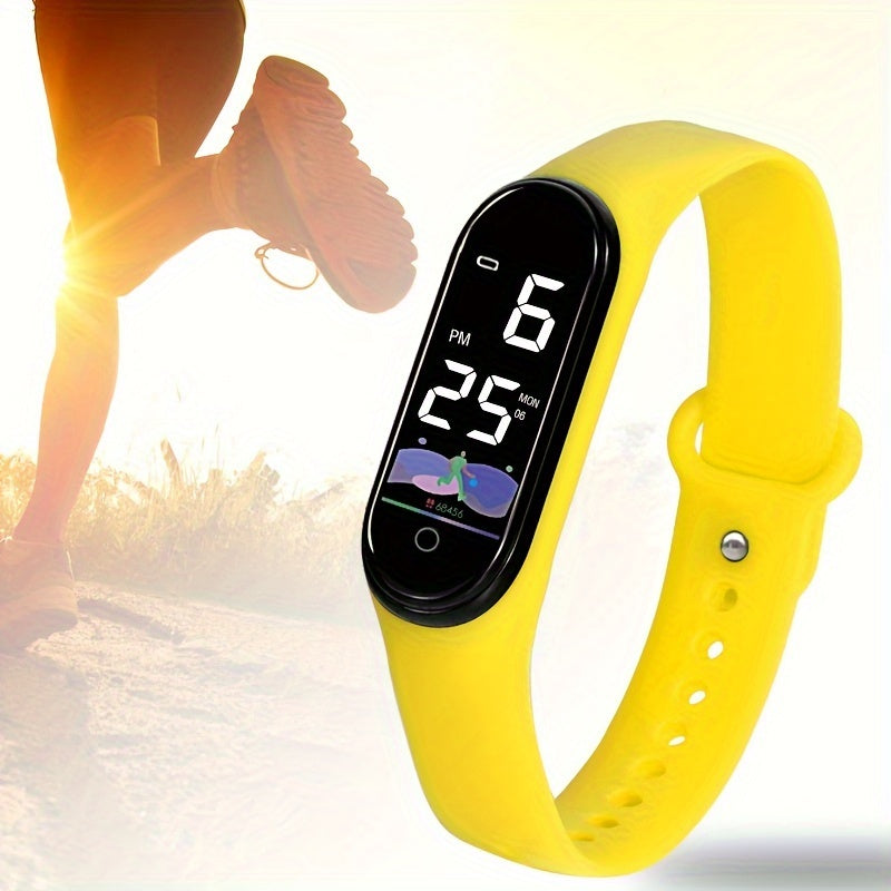Waterproof Sports Watch with LED Screen for Outdoor Activities