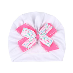 Kids Double Layer Bow Christmas Hat
