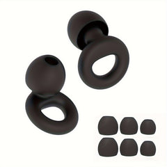 Quiet Ear Plugs for Noise Reduction in Soft Silicone for Sleep Sensitivity