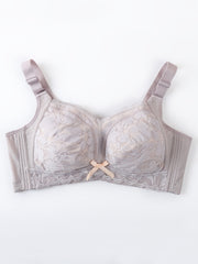 Plus Size Push Up Lace Bra Wireless Medium Stretch Bralette
