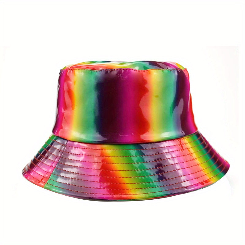 Y2K Laser Personality Fisherman Hat Summer UV Protection Sun Hat
