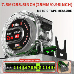 Mini Tape Measure 5 Meters Self-locking Steel Ruler 10 Meters