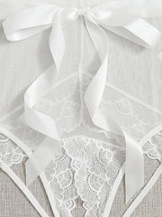 Floral Lace Spaghetti Strap Bodysuit with Cut Out Detail