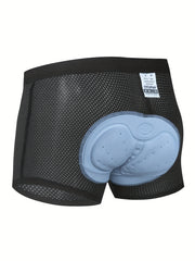 Men's 4D Padded Polka Dot Cycling Shorts for Racing & Outdoor Adventures