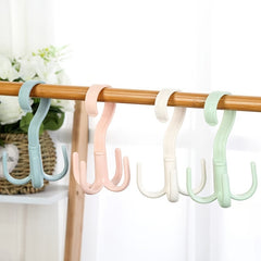 Rotating Tie and Belt Hanger Storage Rack