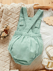 Baby Girls Embroidered Sleeveless Onesie Clothes