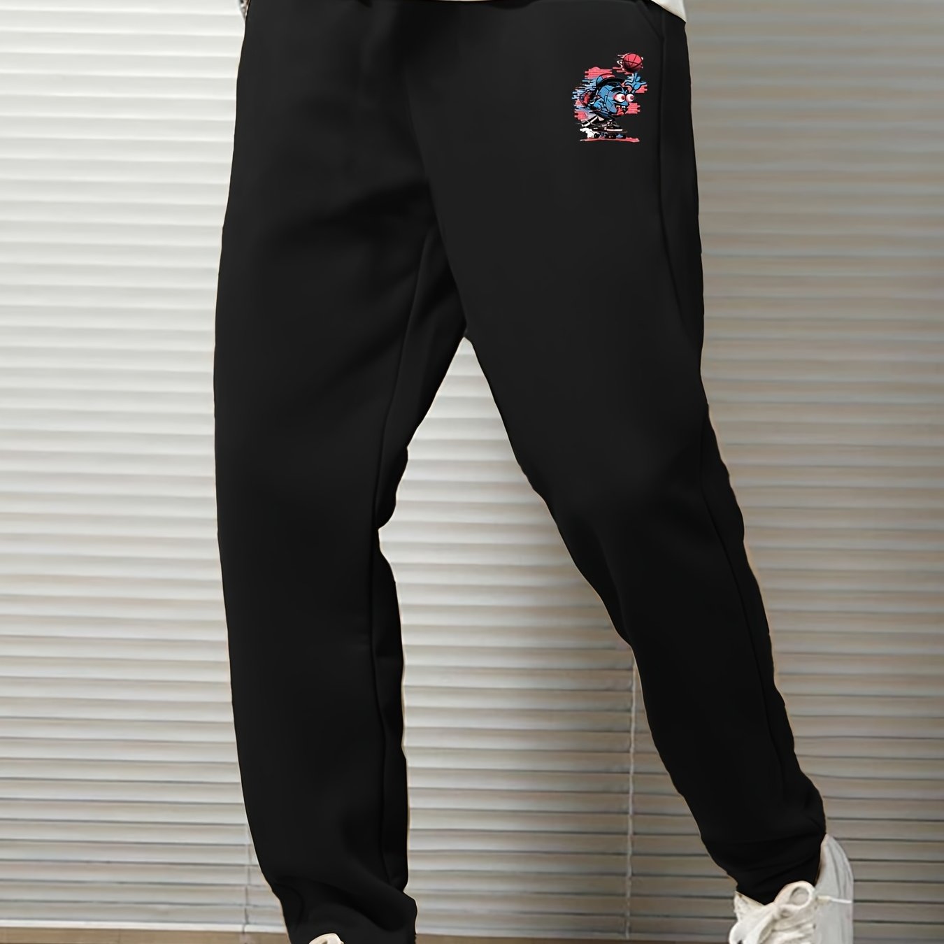 Men's Cartoon Print Sports Pants